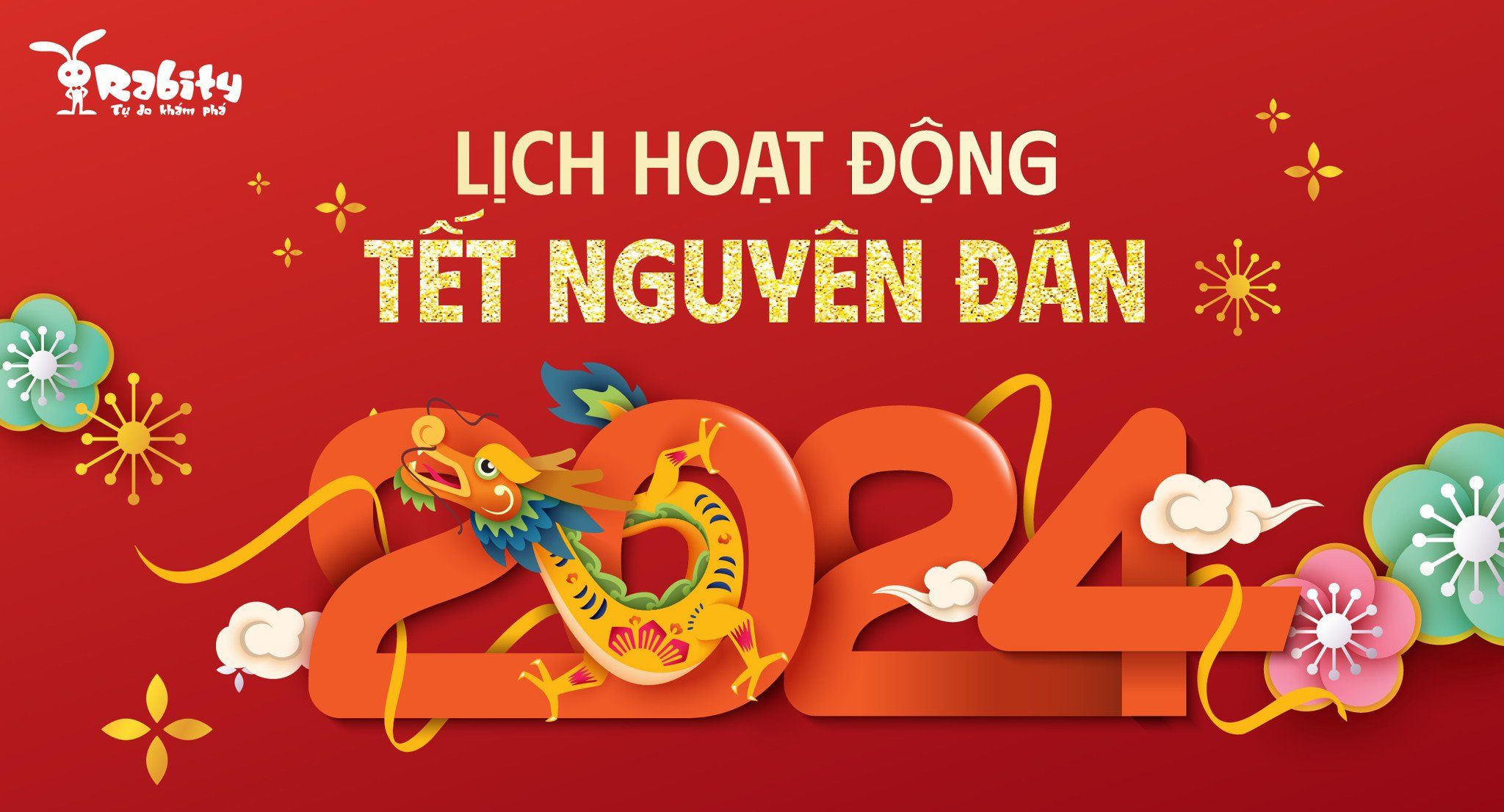 📣 RABITY THÔNG BÁO LỊCH HOẠT ĐỘNG DỊP TẾT NGUYÊN ĐÁN 2024  📣