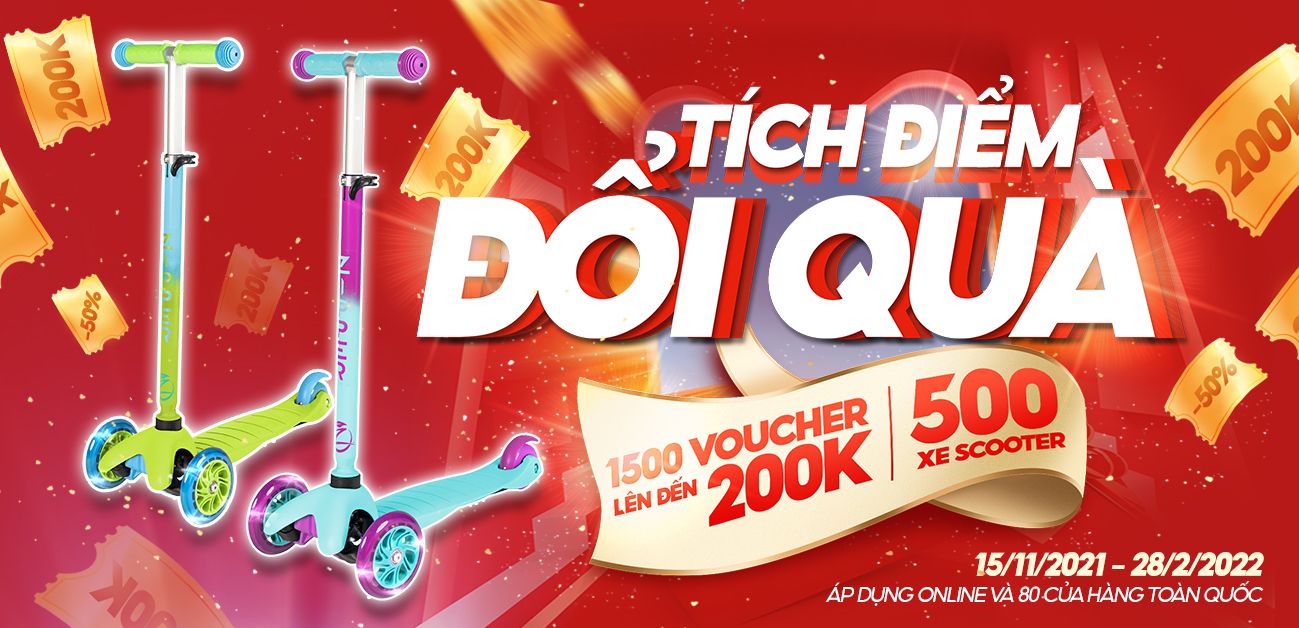 TÍCH ĐIỂM LIỀN TAY ĐỔI QUÀ MÊ SAY