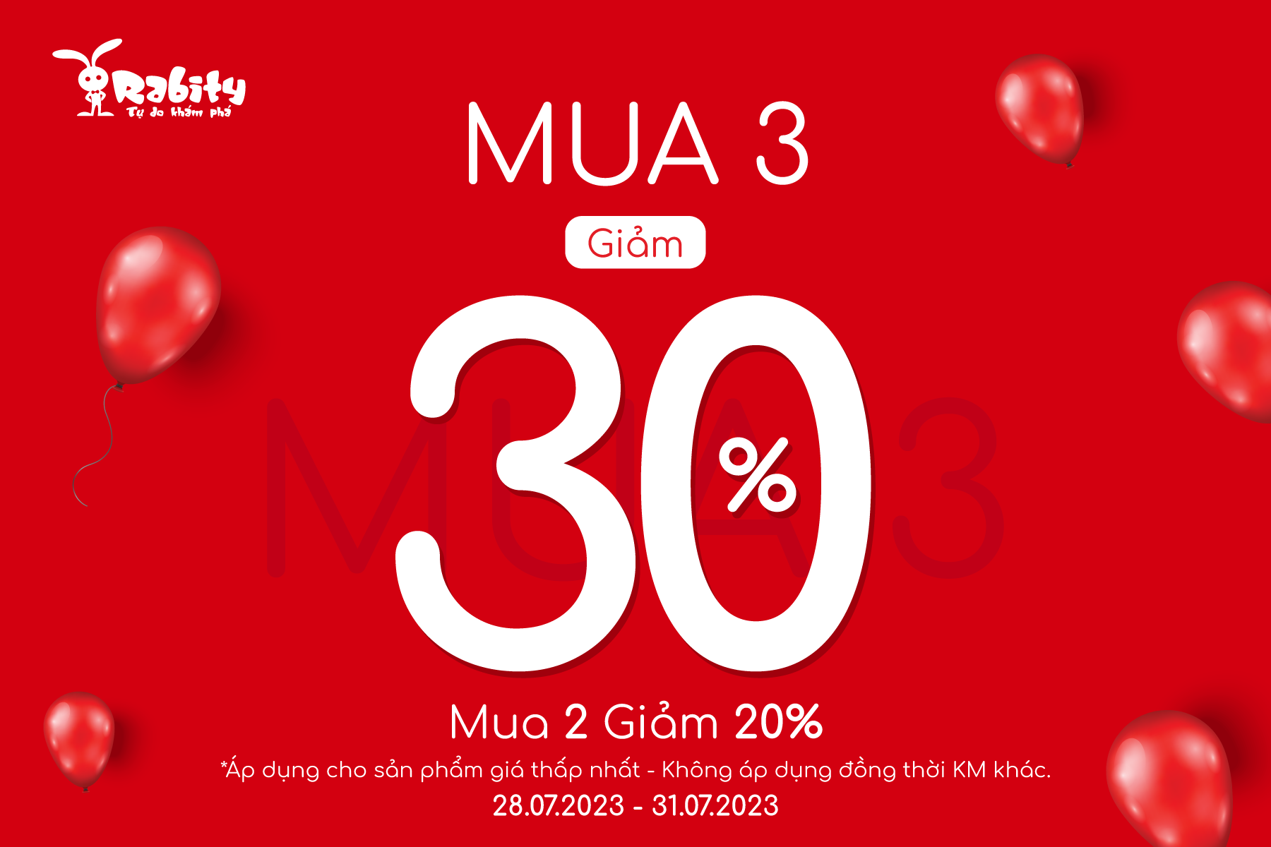 ƯU ĐÃI ĐẶC BIỆT CUỐI THÁNG - GIẢM ĐẾN 30% TOÀN BỘ SẢN PHẨM