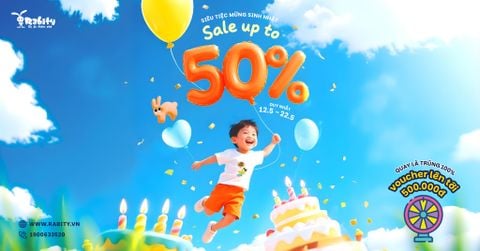 🎉SIÊU TIỆC MỪNG SINH NHẬT – SALE TƯNG BỪNG ĐẾN 50% TẠI 6 CỬA HÀNG!