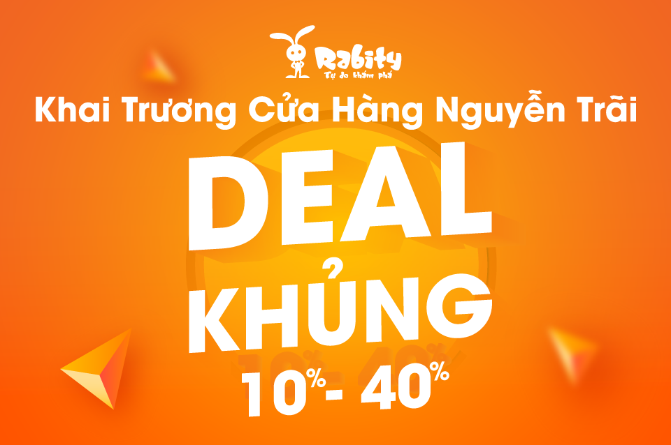 SALE CỰC KHỦNG - MỪNG KHAI TRƯƠNG Rabity Nguyễn Trãi