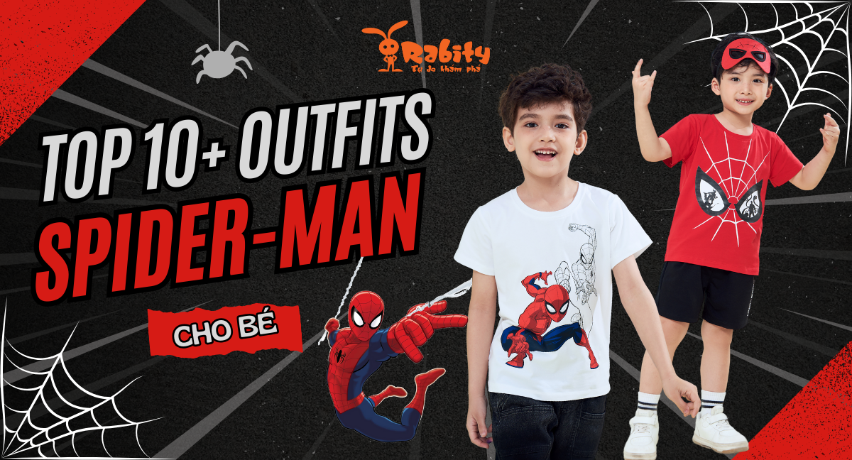 10+ bộ quần áo người nhện Spider-man trẻ em siêu ngầu bán chạy nhất