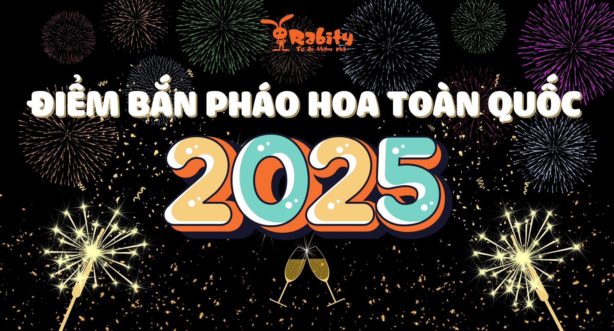 Địa điểm bắn pháo hoa Tết Nguyên đán 2025 tại các thành phố lớn