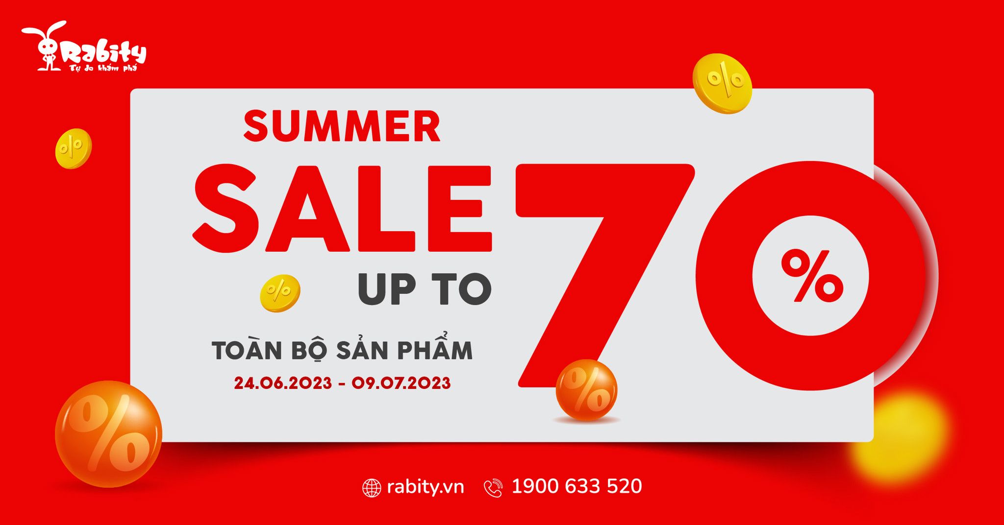 SUMMER SALE: HÈ CỰC CHÁY VỚI ƯU ĐÃI KHỦNG UP TO 70% TOÀN BỘ SẢN PHẨM!