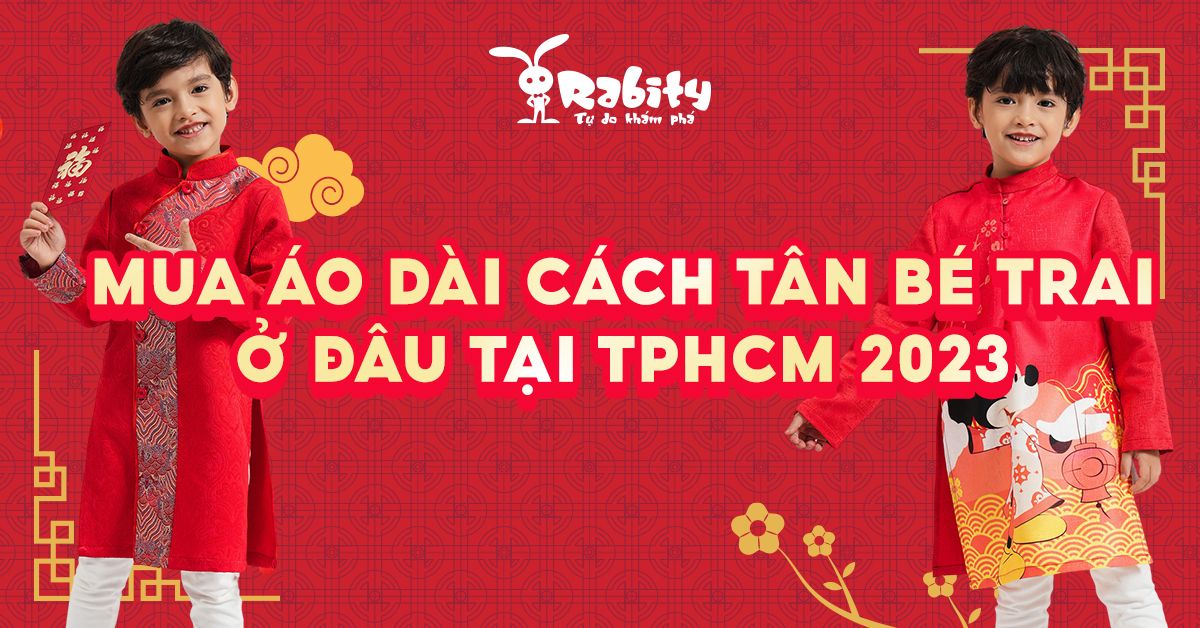 Mua áo dài cách tân bé trai ở đâu tại TP.HCM 2023