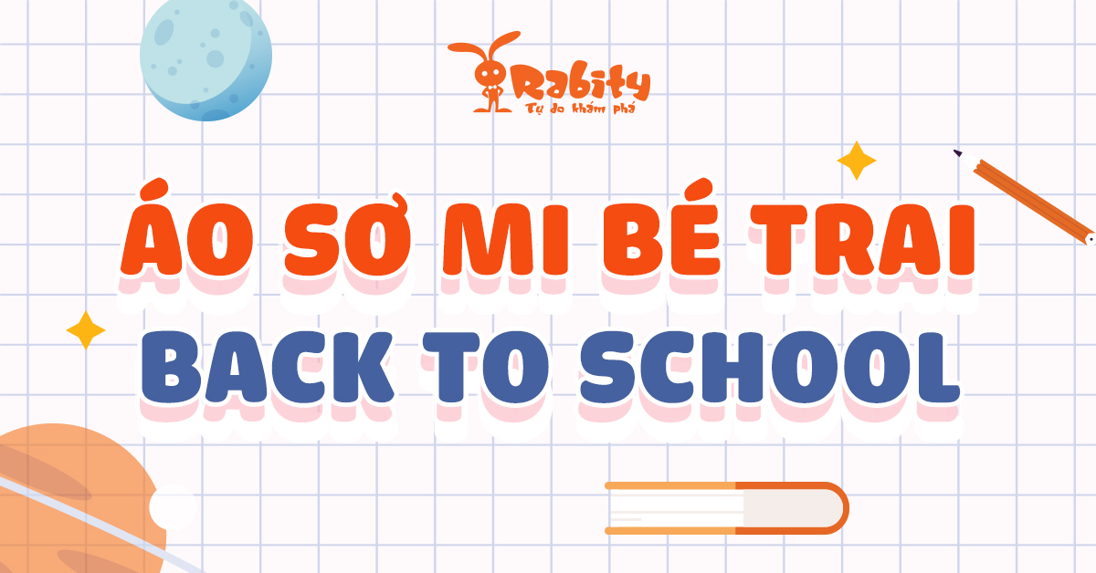 Back to school cùng với loạt áo sơ mi bé trai siêu đẹp