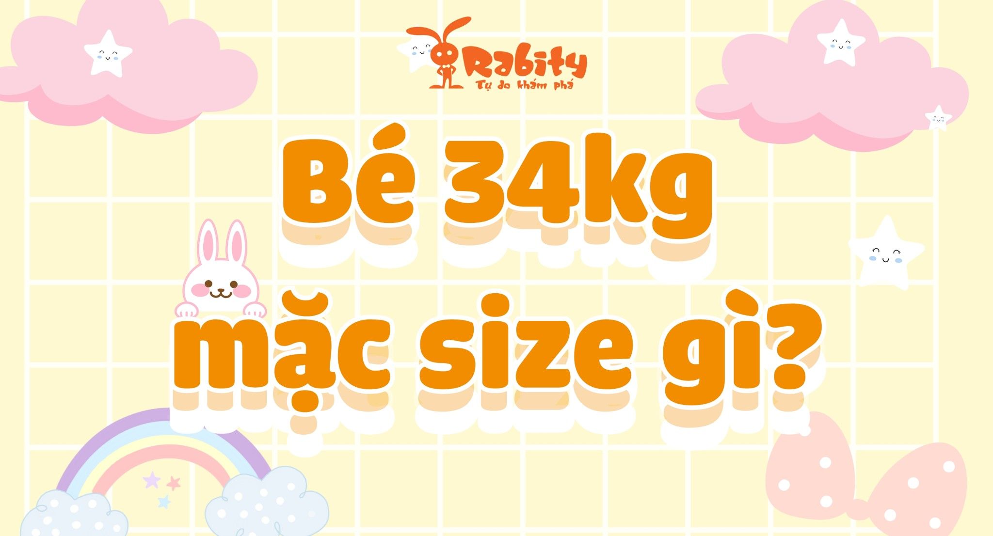 Bé 34kg mặc size gì? Cùng giải nghĩa size quần áo cho bé