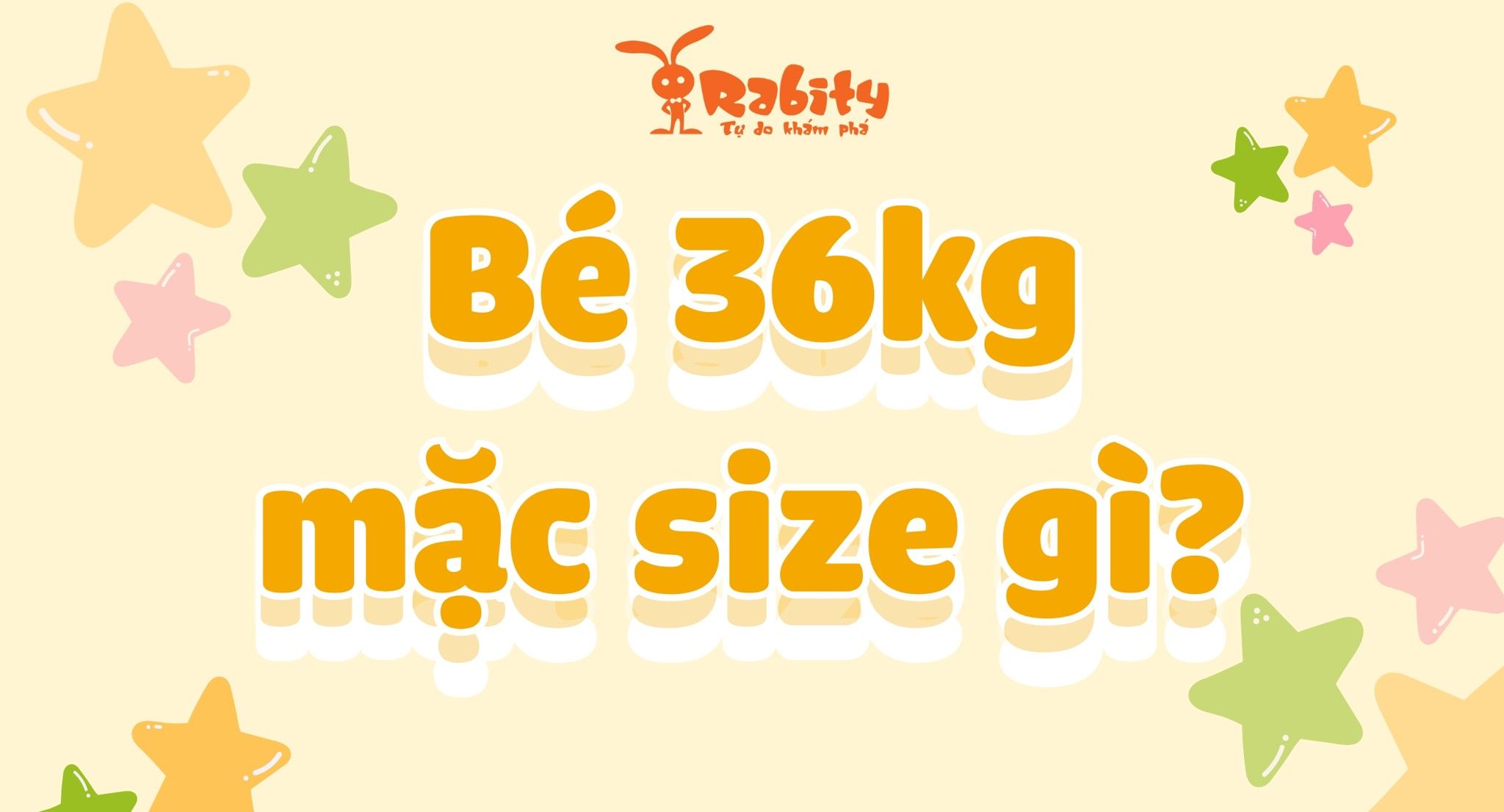 Bé 36kg mặc size gì? Cùng giải nghĩa size quần áo cho bé