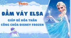 10+ mẫu đầm váy Elsa giúp bé hóa thân thành công chúa Disney Frozen