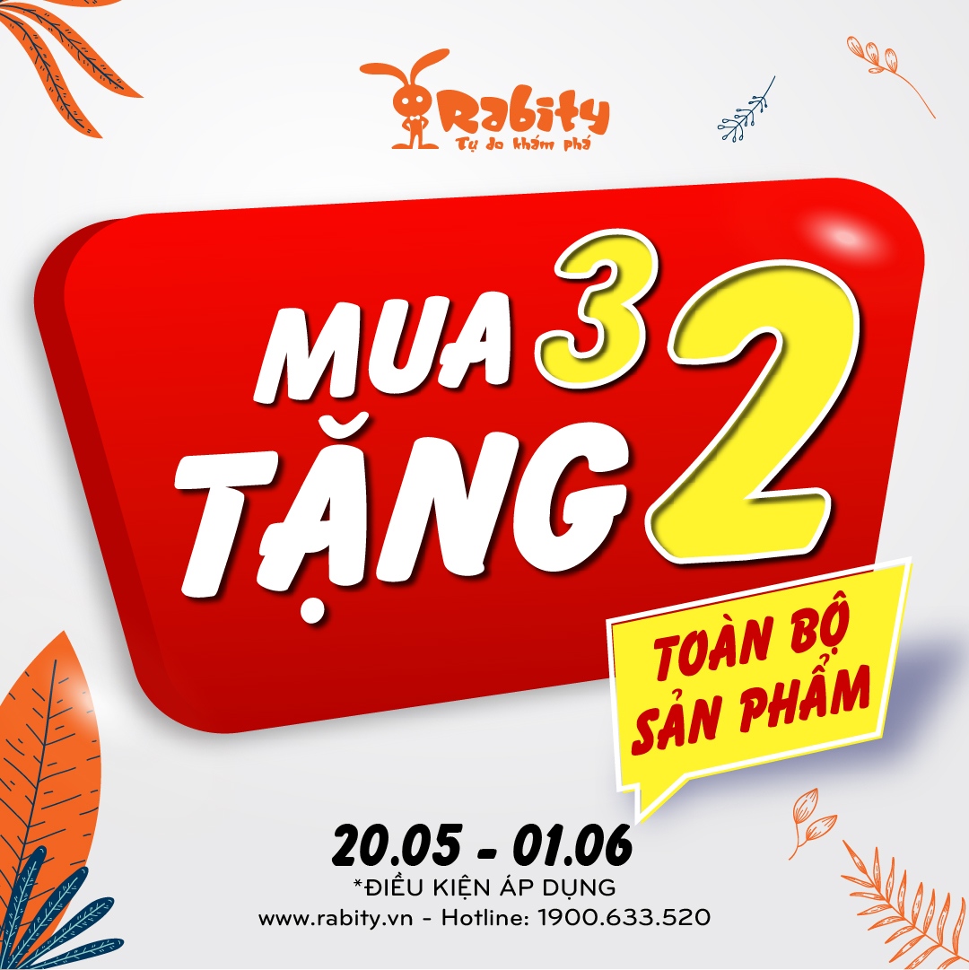 Mua 3 Tặng 2 - Tất Cả Sản Phẩm Trên Toàn Hệ Thống Cửa Hàng Và Website