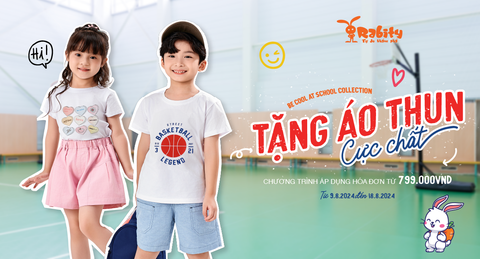 TẶNG NGAY ÁO THUN TỰU TRƯỜNG CỰC CHẤT CHO “SIÊU QUẬY” ĐI HỌC