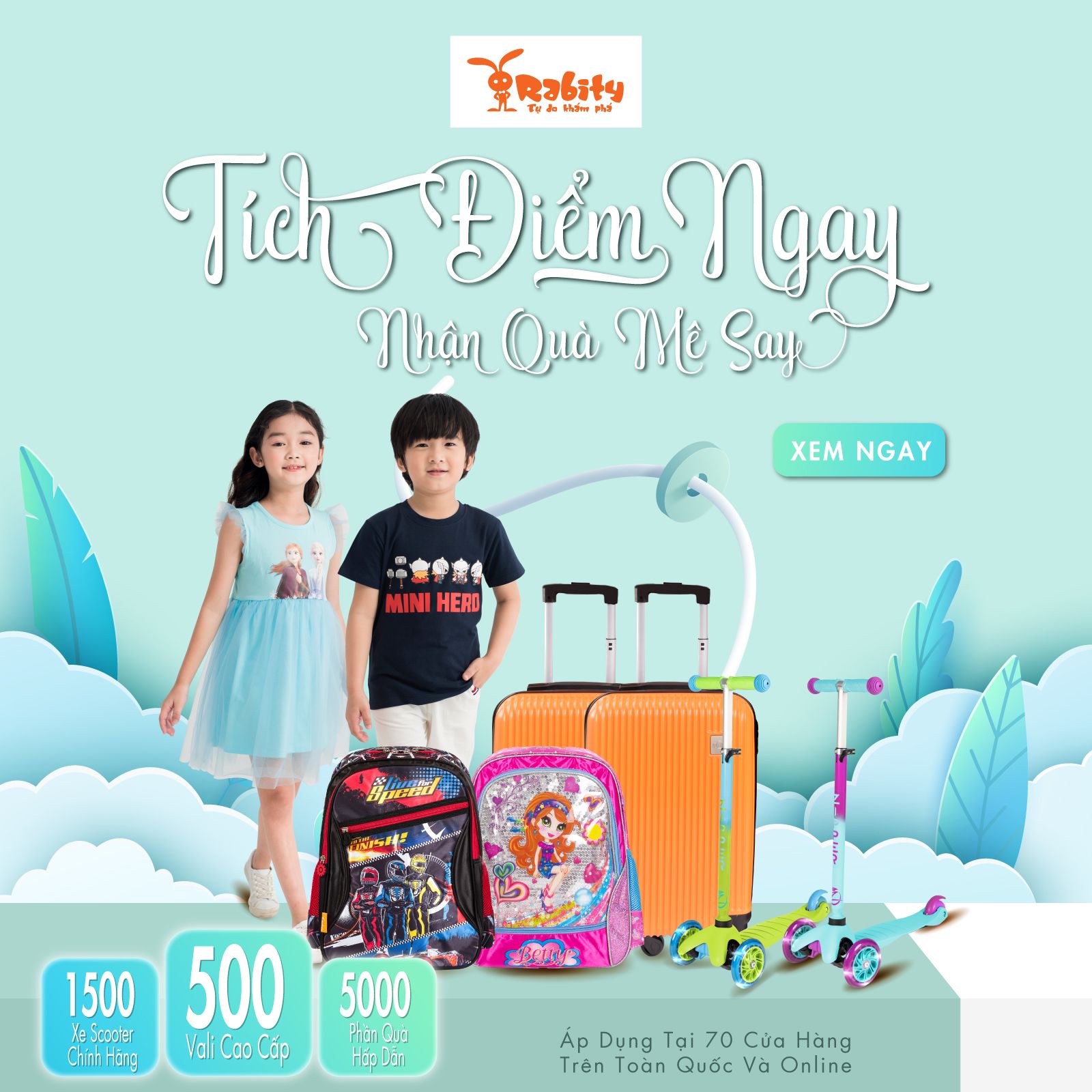 Gia hạn CT TÍCH ĐIỂM ĐỔI QUÀ đến 15/4