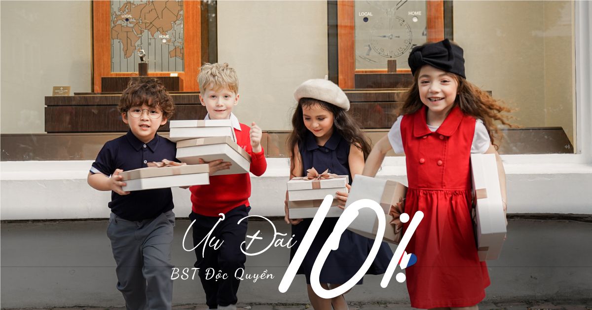 CHO CON TỎA SÁNG CÙNG TINH HOA THỜI TRANG PHÁP