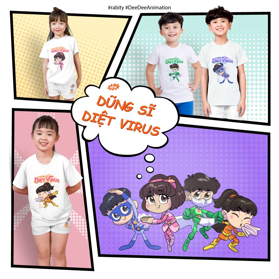 Khoác lên niềm vui VIỆT NAM CHIẾN THẮNG cùng BST Dũng Sĩ Diệt Virus