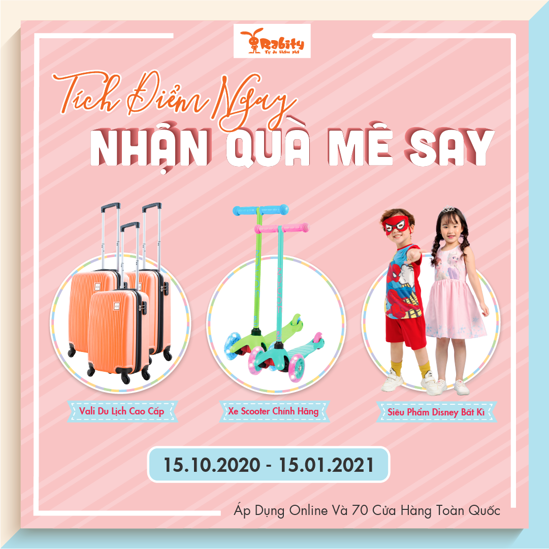 TÍCH ĐIỂM NGAY NHẬN QUÀ MÊ SAY