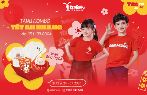 [CỬA HÀNG MIỀN TRUNG & NAM] NHẬN NGAY COMBO “TẾT AN KHANG” 300K KHI SẮM ÁO MỚI CHO BÉ YÊU