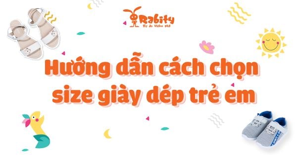 TẤT TẦN TẬT BẢNG SIZE GIÀY TRẺ EM VIỆT NAM TỪ 0 - 14 TUỔI