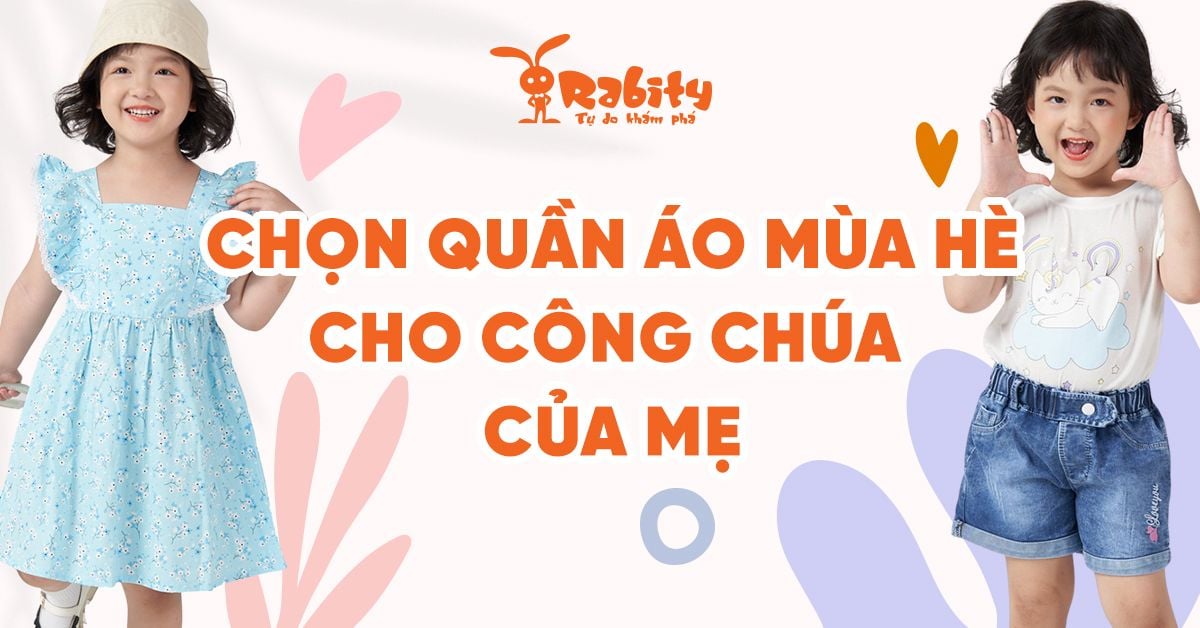 Chọn quần áo mùa hè cho bé công chúa của mẹ