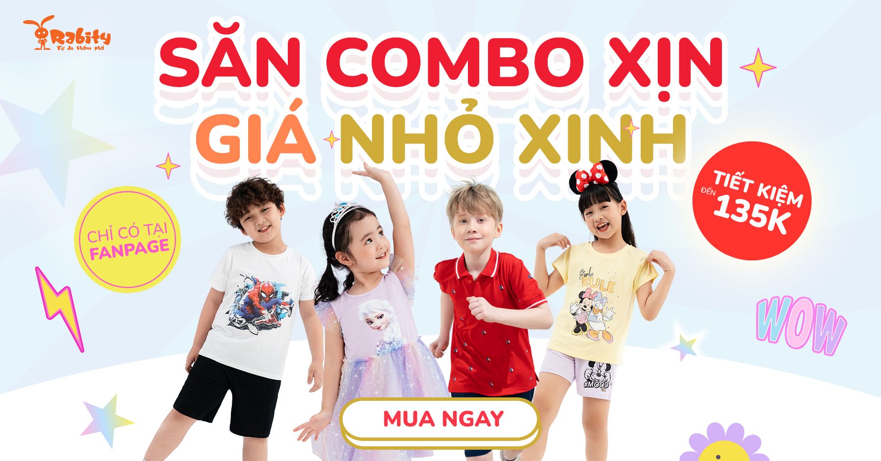 [ĐỘC QUYỀN FANPAGE] SĂN NGAY COMBO XỊN GIÁ SIÊU TIẾT KIỆM CHO BÉ