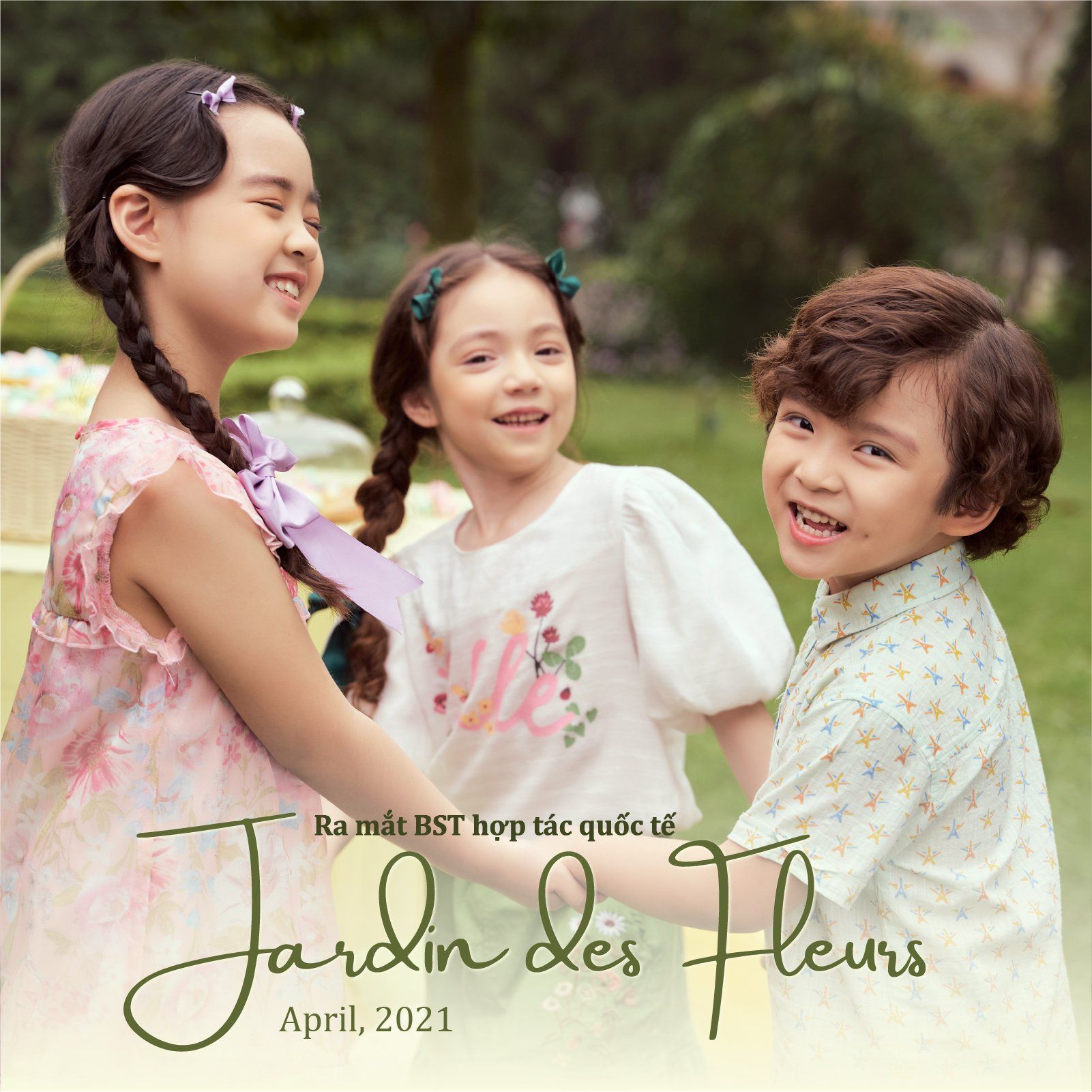 Ra mắt BST độc quyền RABITY X ELLE KIDS - Jardin Des Fleurs