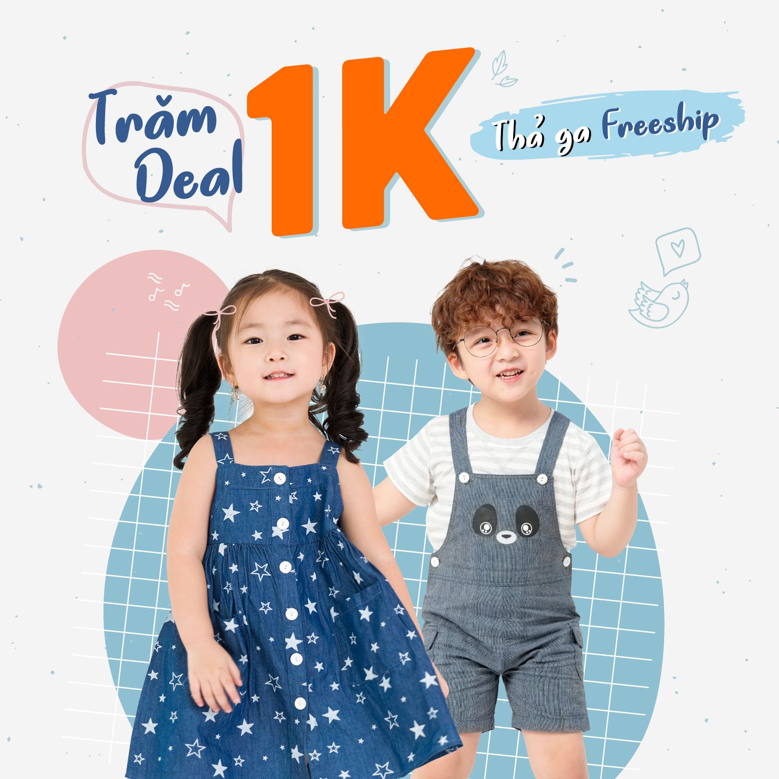 Trăm DEAL 1K thả ga FREESHIP