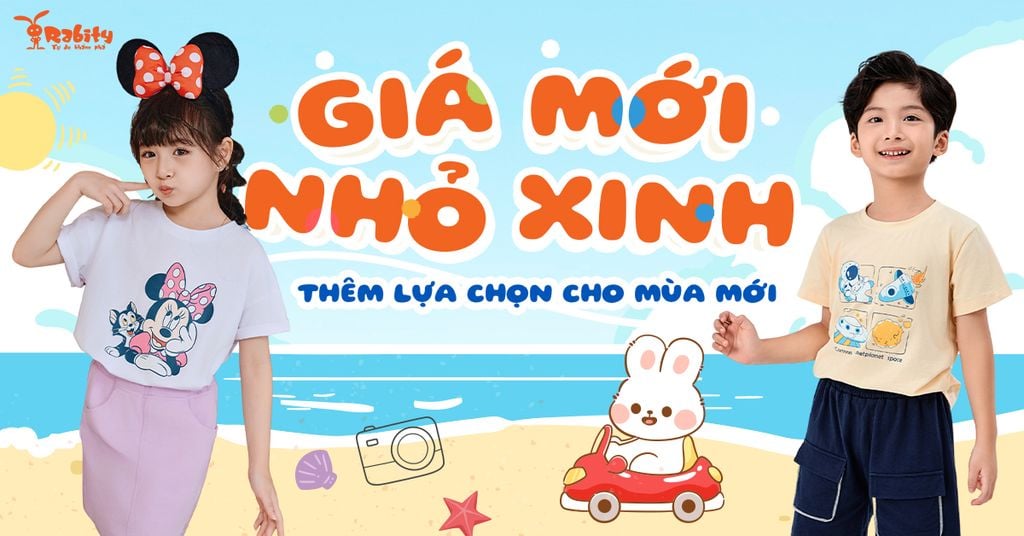 TSale hè rực rỡ - Giá mới nhỏ xinh dành tặng riêng bé