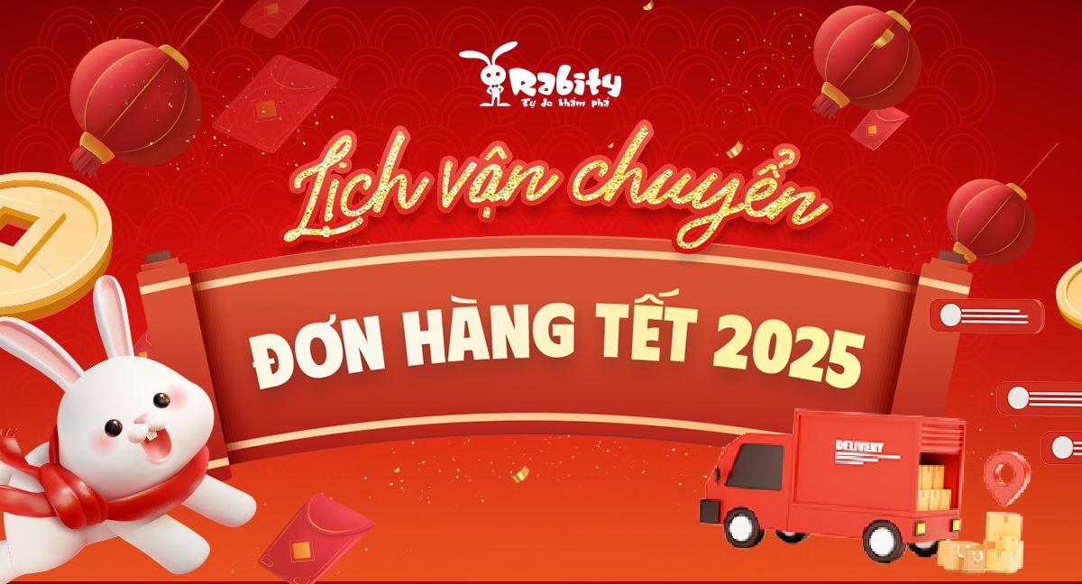 LỊCH GIAO HÀNG CÁC KÊNH ONLINE TẠI RABITY