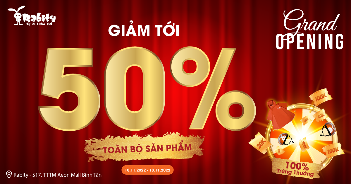 Rabity Aeon Mall Bình Tân - TƯNG BỪNG KHAI TRƯƠNG NHẬN NGÀN DEAL HOT