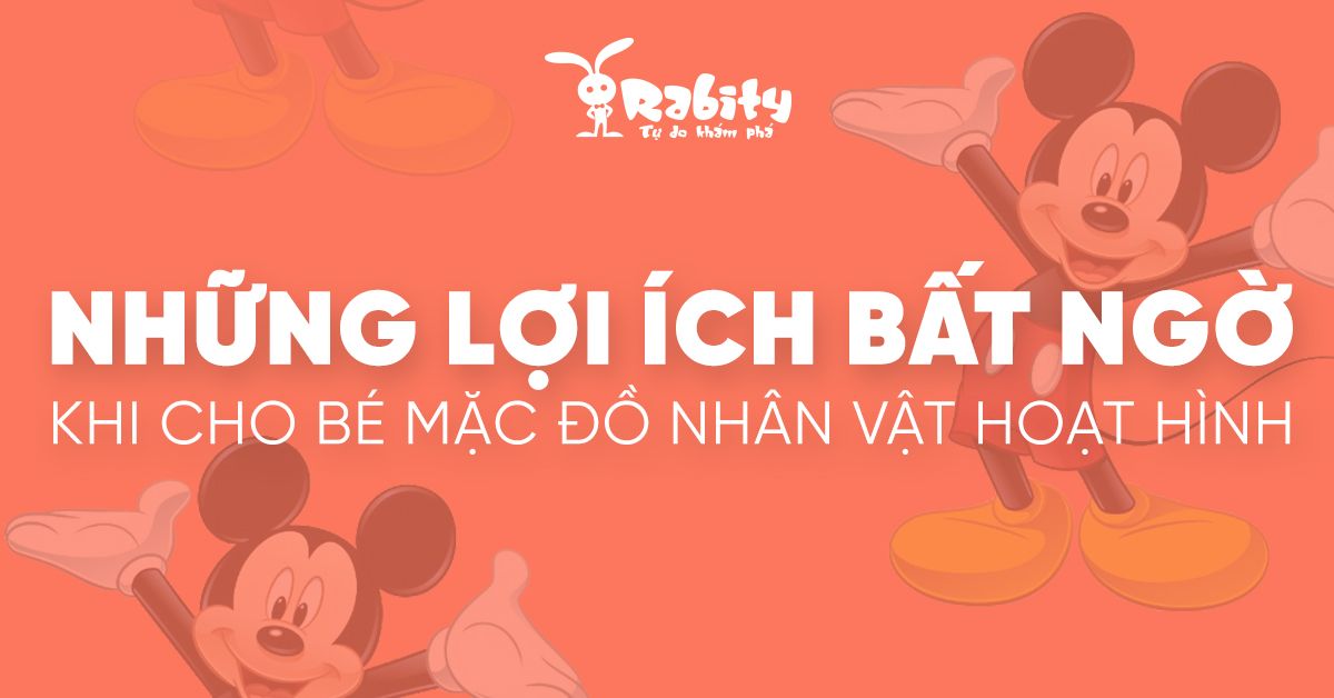 Những lợi ích bất ngờ khi cho bé mặc đồ in nhân vật hoạt hình