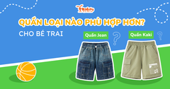 Nên chọn mua quần jean hay quần kaki cho bé? Loại nào phù hợp hơn?