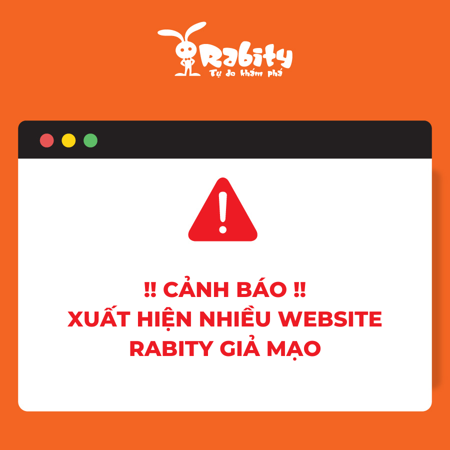 ‼ CẢNH BÁO: XUẤT HIỆN NHIỀU WEBSITE RABITY GIẢ MẠO ‼