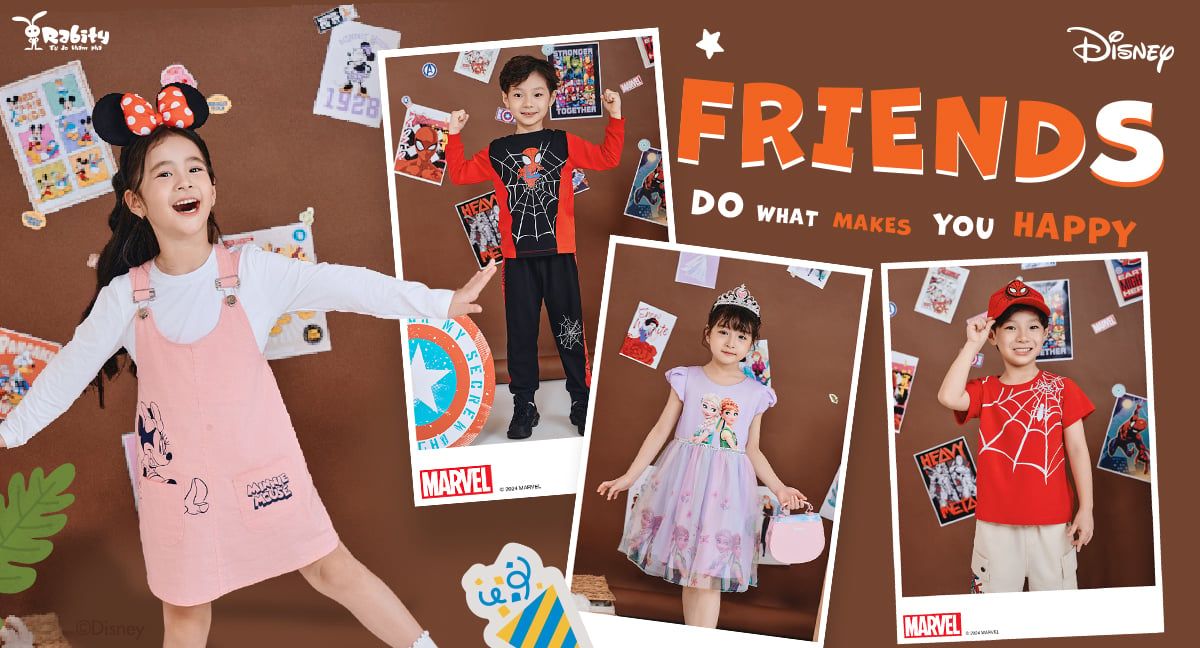 KHÁM PHÁ THẾ GIỚI MUÔN MÀU CÙNG BST HỢP TÁC QUỐC TẾ FRIENDS