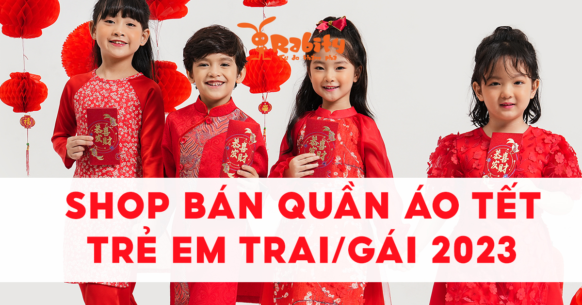 Rabity Kids Fashion - shop bán quần áo tết trẻ em chính hãng