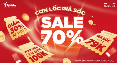 ĐÓN CƠN LỐC SALE SỐC GIỮA NĂM: GIẢM KỊCH SÀN ĐẾN 70% HÀNG TRIỆU SẢN PHẨM, CHỈ TỪ 79K