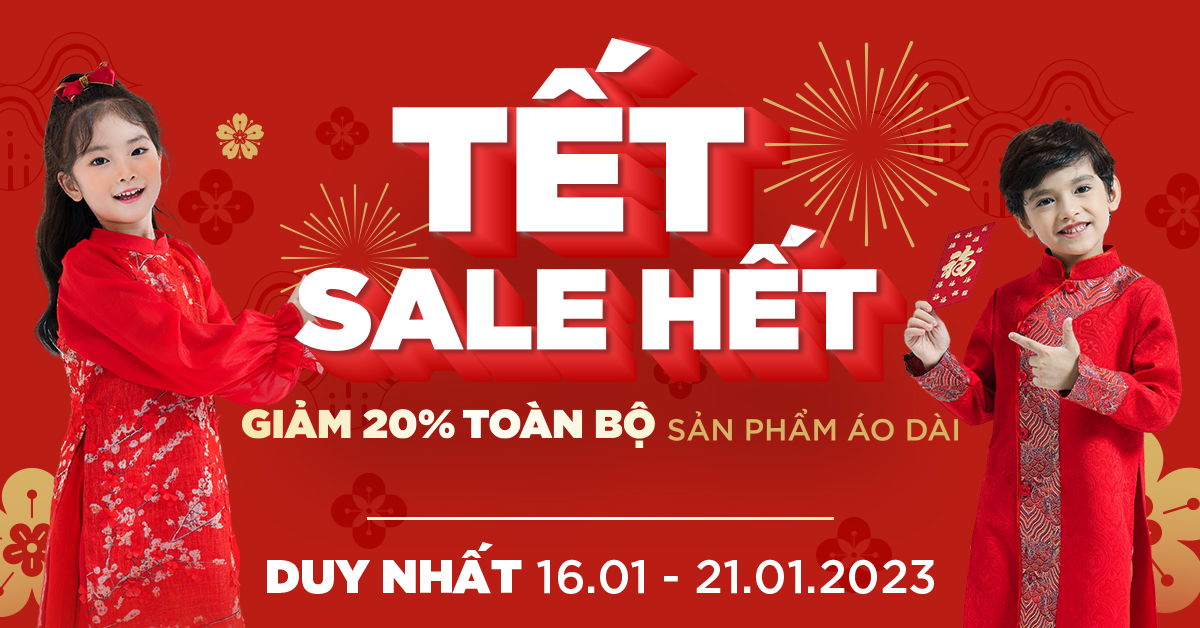 💥 TẾT SALE HẾT! SẮM NGAY ÁO DÀI XINH YÊU CHO BÉ VỚI GIÁ CỰC HỜI! 💥