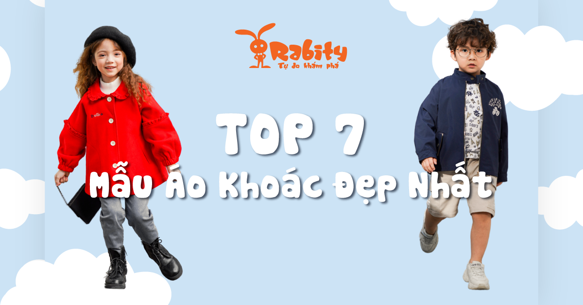 Top 7 áo khoác bé gái 2 tuổi - 12 tuổi đẹp nhất
