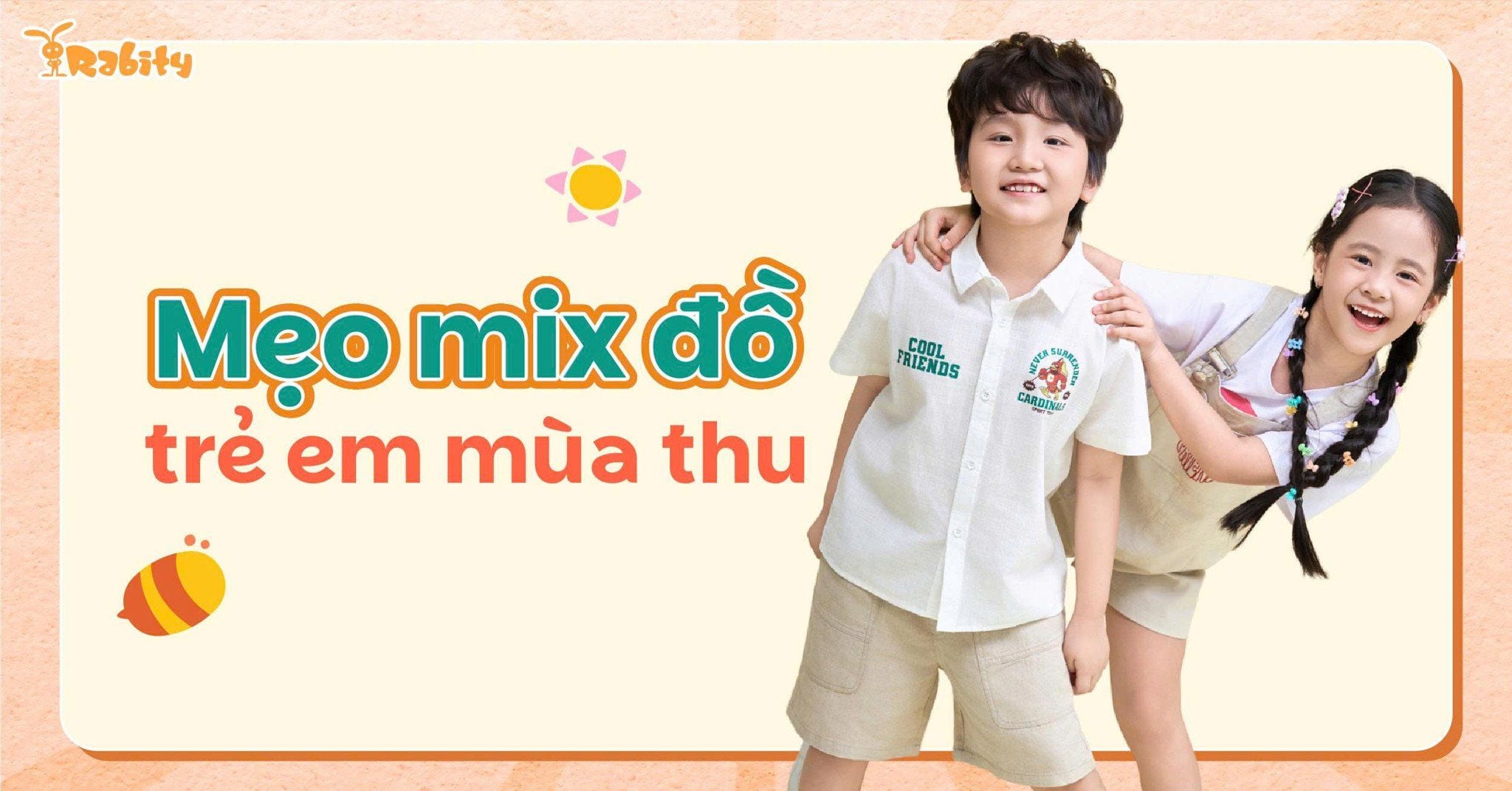Mẹo mix đồ trẻ em mùa thu - Bé mặc gì để mát nhưng vẫn thời trang?