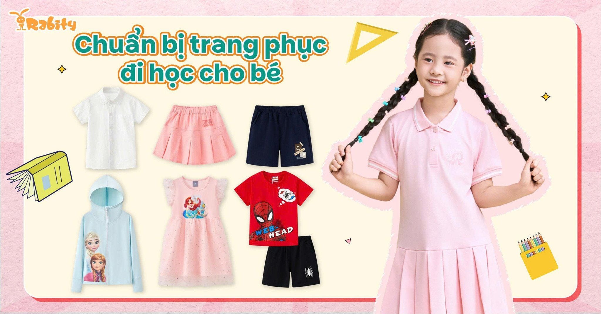 Chuẩn bị trang phục đi học cho bé: Ba mẹ cần lưu ý gì?