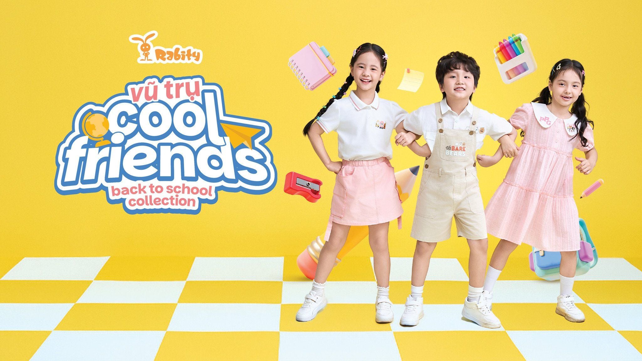 Back To School Collection, Sẵn Sàng Gia Nhập Vũ trụ Cool Friends!