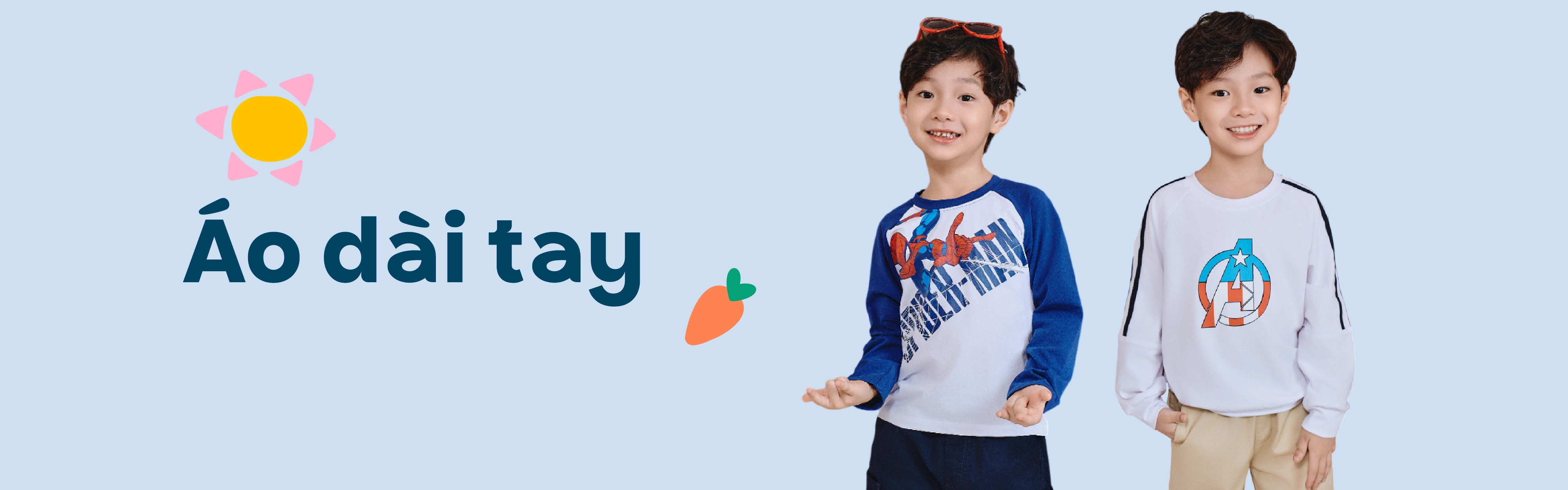 Áo Dài Tay Bé Trai