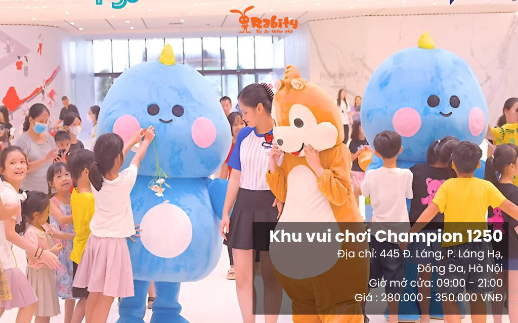 Khu vui chơi vận động hiện đại Champion 1250