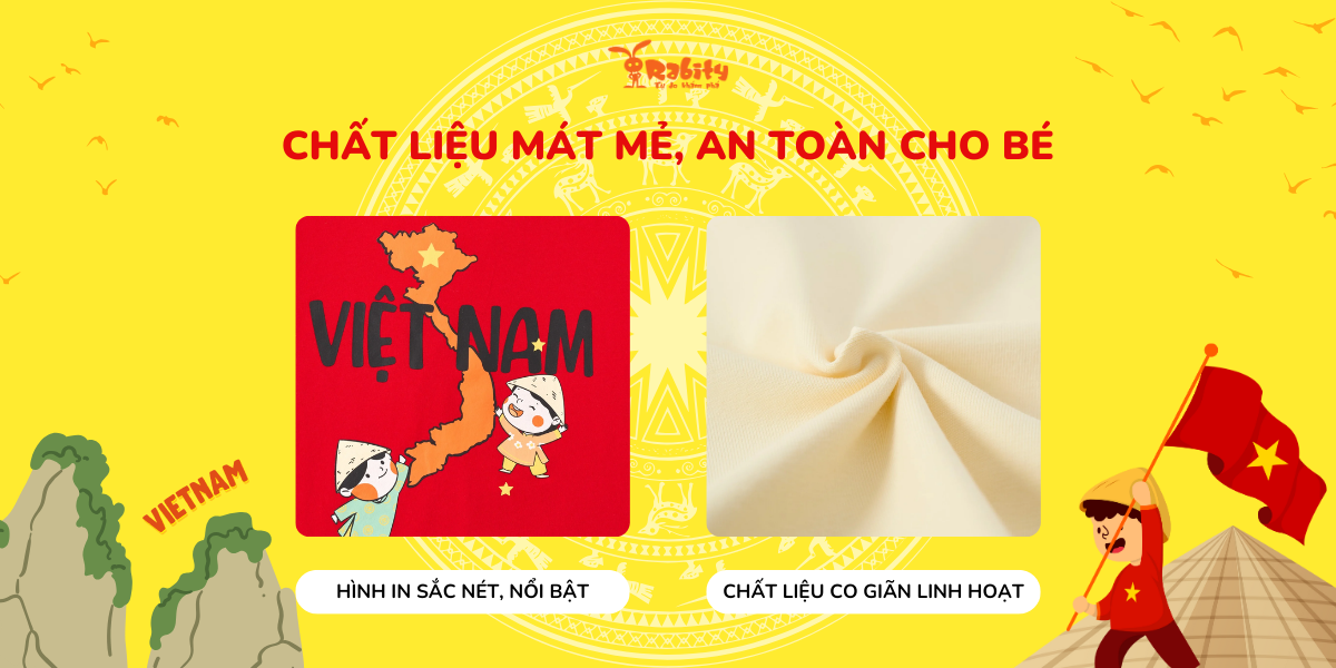 Chất liệu mát mẻ, an toàn cho bé