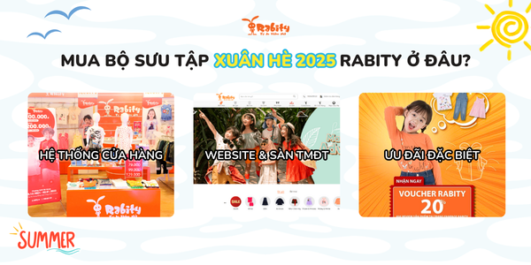 Mua bộ sưu tập Xuân Hè 2025 Rabity ở đâu?
