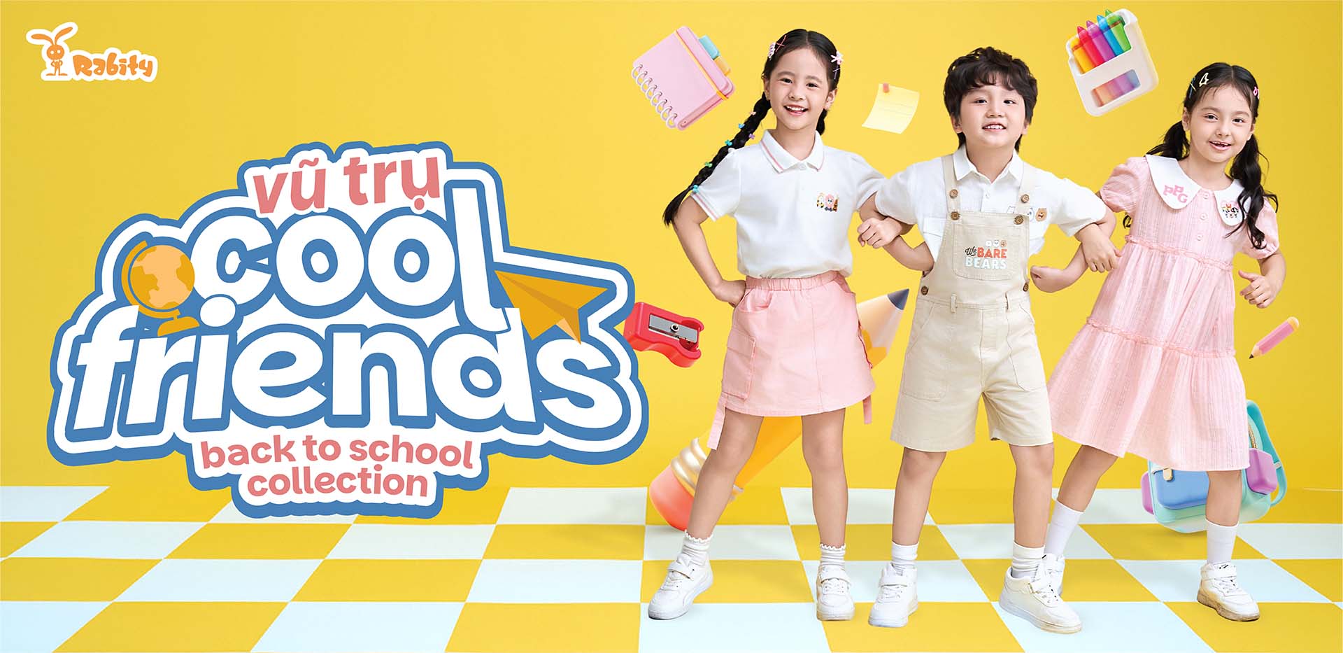 BỘ SƯU TẬP BACK TO SCHOOL - VŨ TRỤ COOL FRIENDS