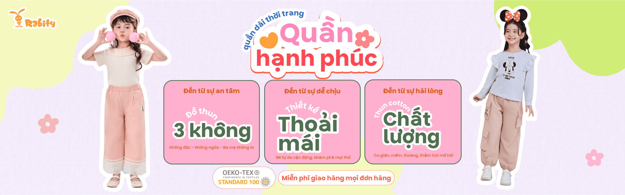 Quần Dài Bé Gái