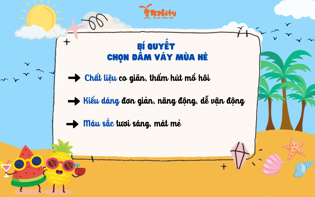 bí quyết chọn đầm váy mùa hè cho bé gái