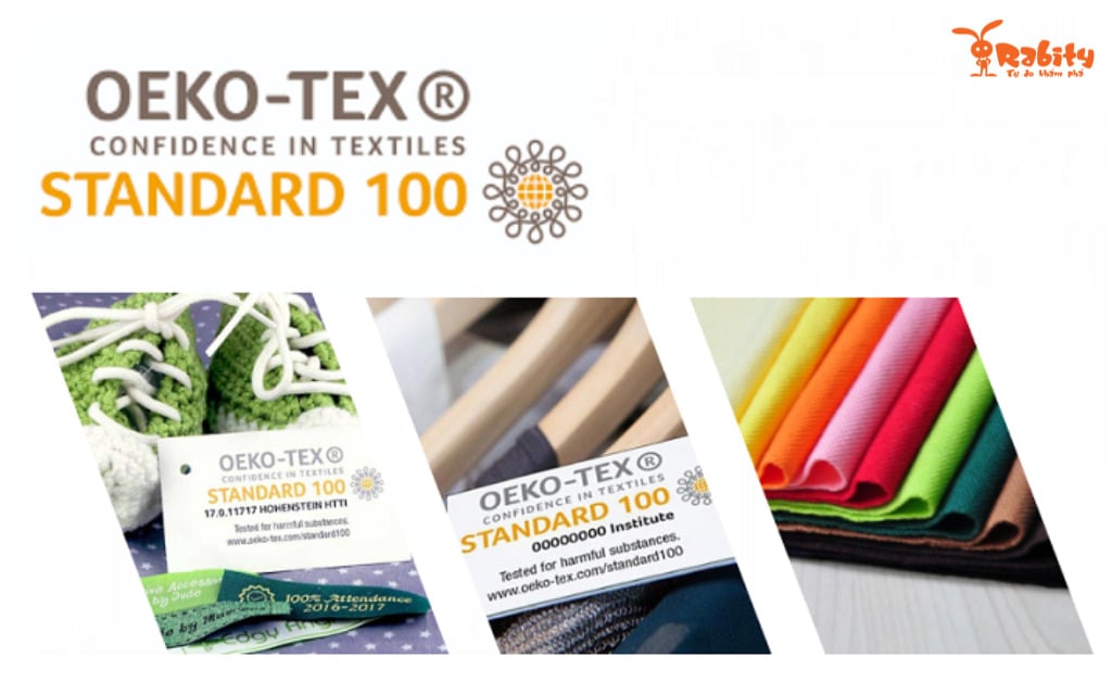 Chứng chỉ Oeko-Tex Standard 100 sử dụng phổ biến trong đánh giá tiêu chuẩn vải cotton