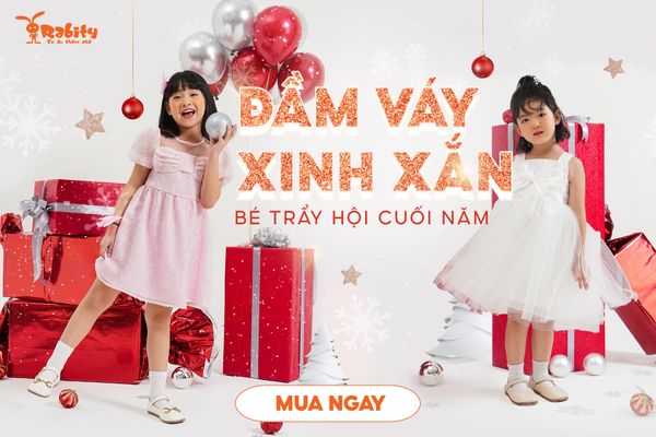 10 Váy Noel Cho Bé Gái Giáng Sinh Giá Rẻ 2023  Giti Kids