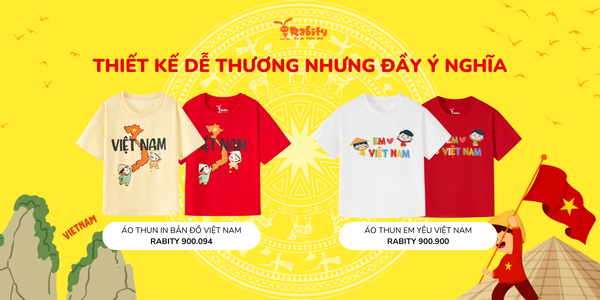 Thiết kế nổi bật của Áo thun Việt Nam Rabity