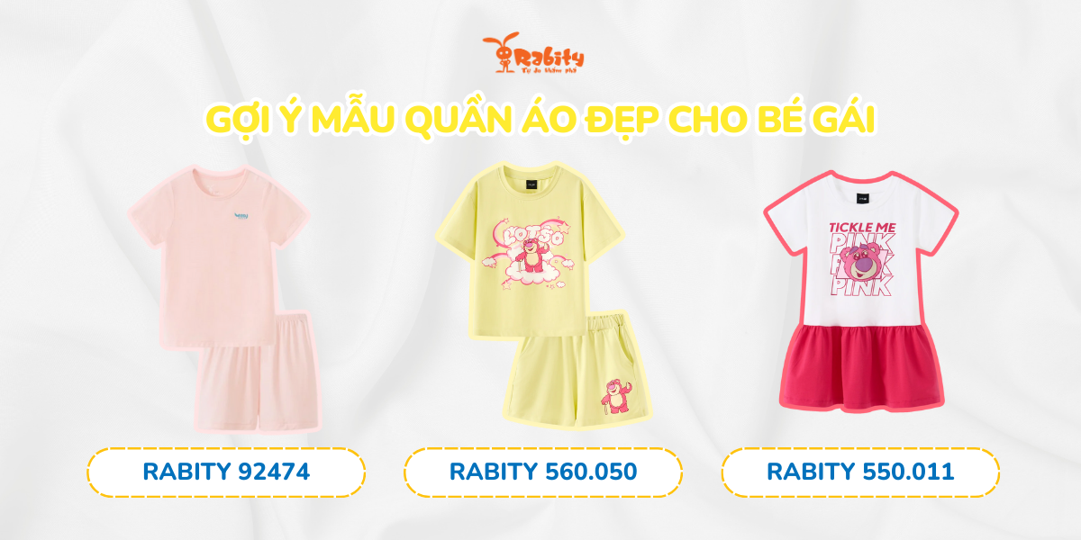 Gợi ý một số mẫu quần áo đẹp cho bé